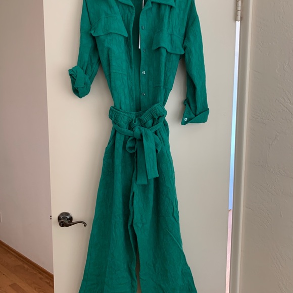 NWOT Rachel Pally Bastien Pant in Emerald, XS - Picture 5 of 6